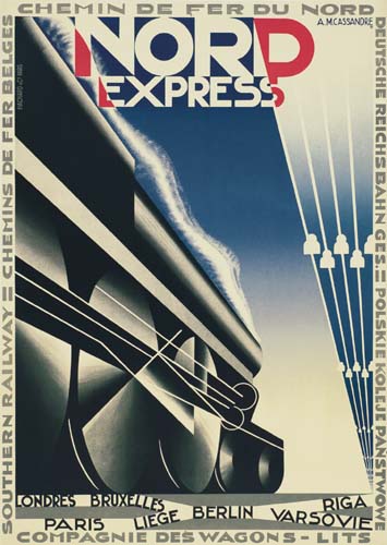 NORD EXPRESS. 1927. 41x29 inches. Hachard, Paris.